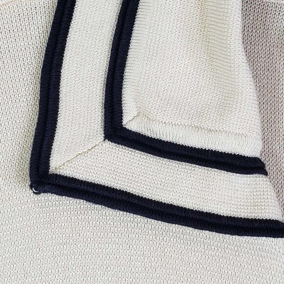 Tuckernuck Shirt Dress Eleonora Parisian Midi Womens XXL Career Preppy Ivory - Picture 6 of 9